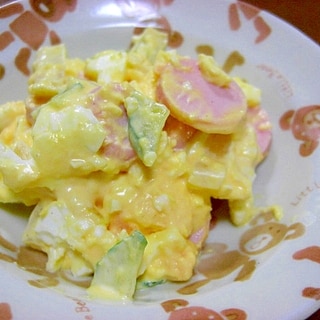 魚肉ソーセージ卵サラダ